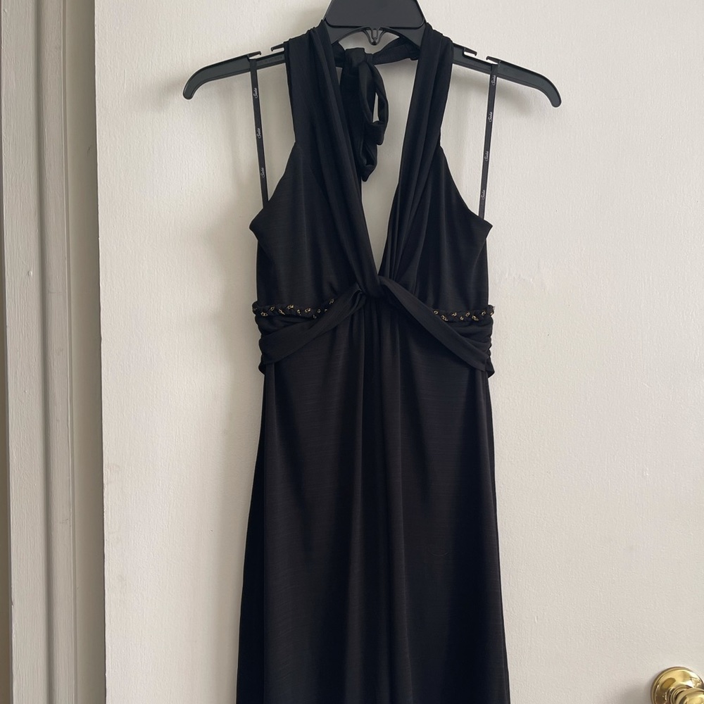 Sele Halter Mini Dress